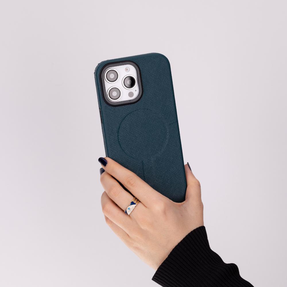 iPhone 16 Pro Max Magsafe kompatible Lederhülle – Vento