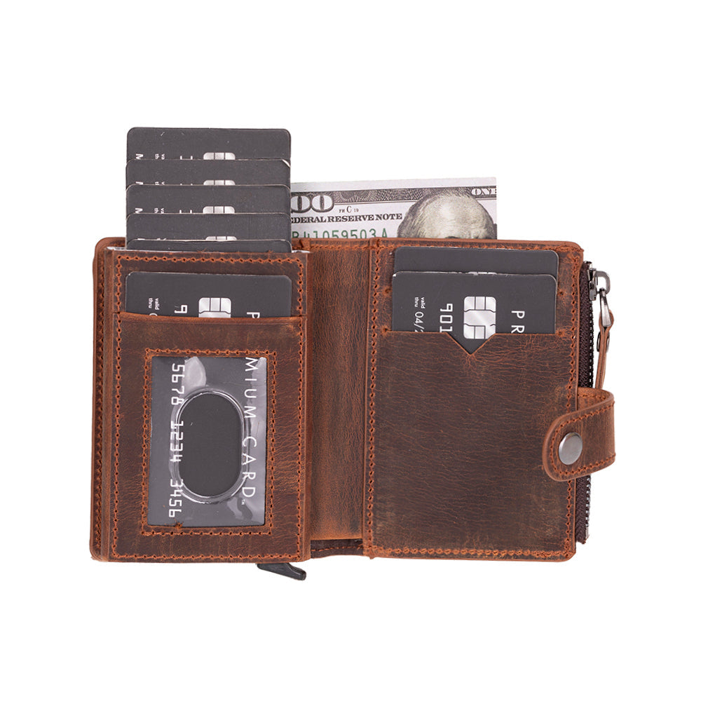 Genuine Leather Card Holder & Wallet - Rodos