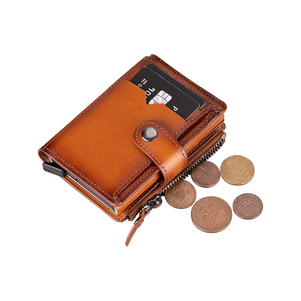 Genuine Leather Card Holder & Wallet - Rodos