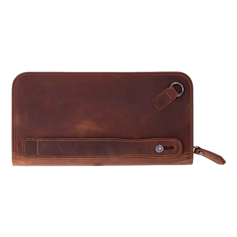 Leather Clutch Handbag - Novarco