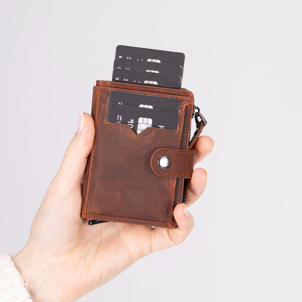 Genuine Leather Card Holder & Wallet - Rodos