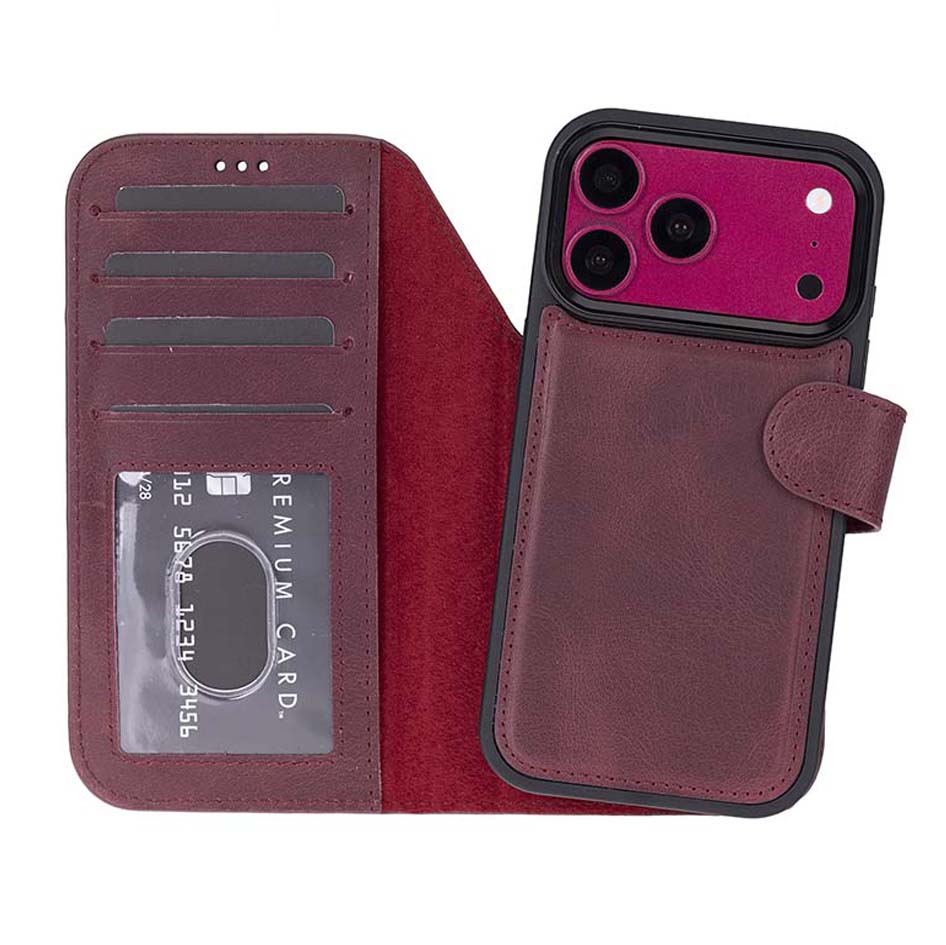 iPhone 18 Pro Leather Detachable Wallet Case - Magic