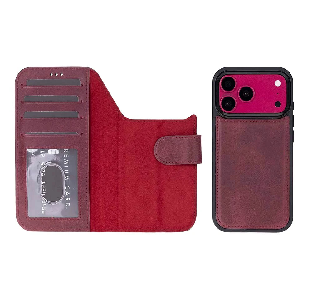 iPhone 18 Pro Leather Detachable Wallet Case - Magic