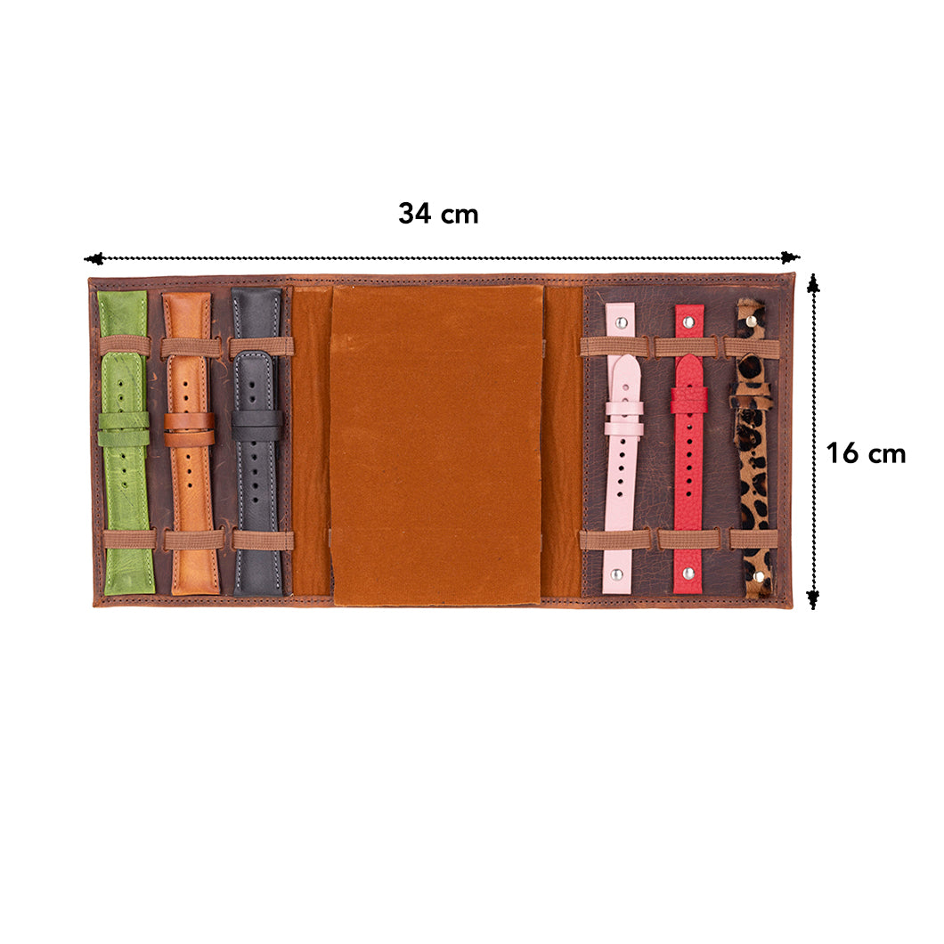 Watch Band Leather Organizer - Triple