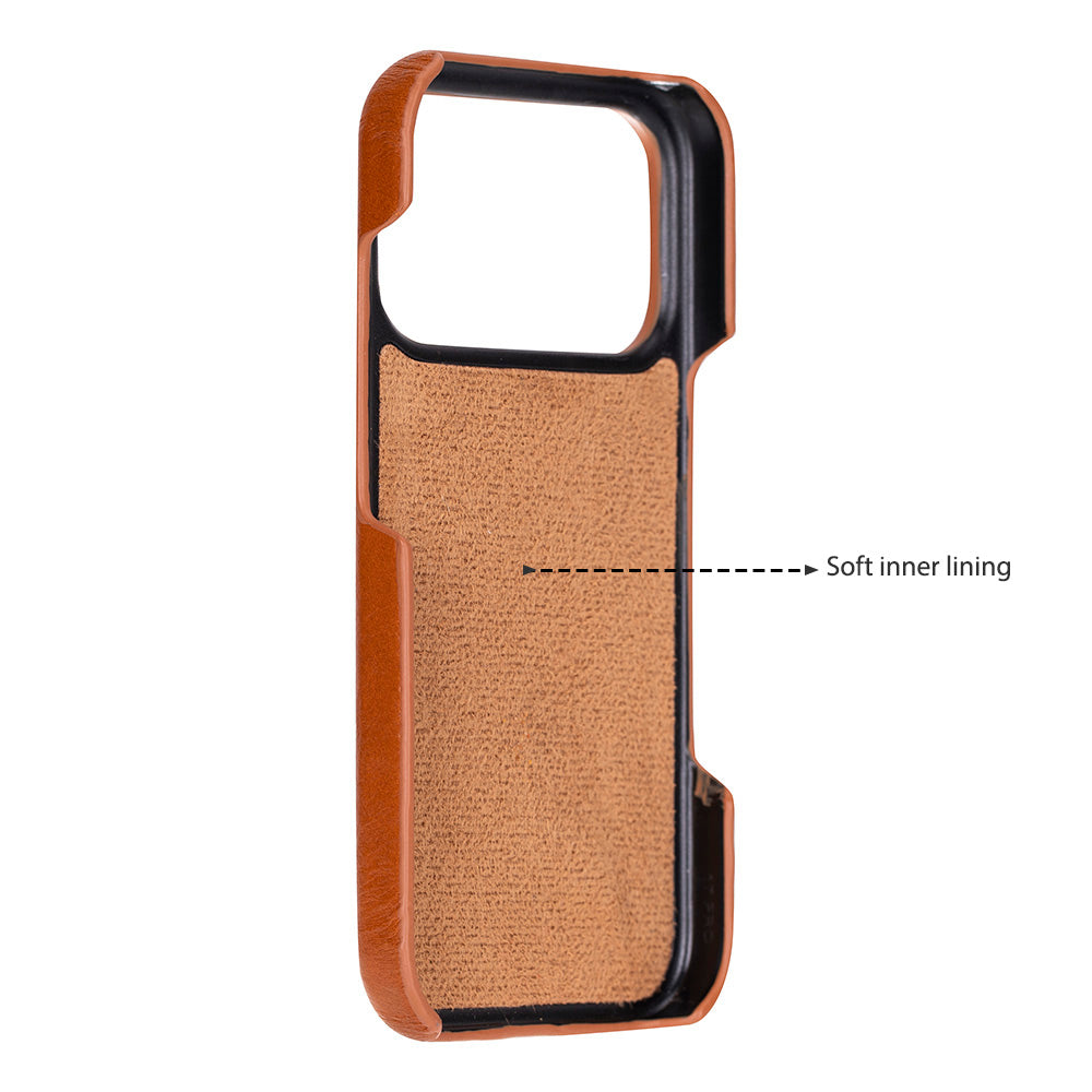 Leather iPhone 17 Pro Case - UJ