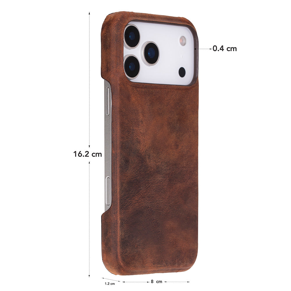 Leather iPhone 17 Pro Max Case - UJ
