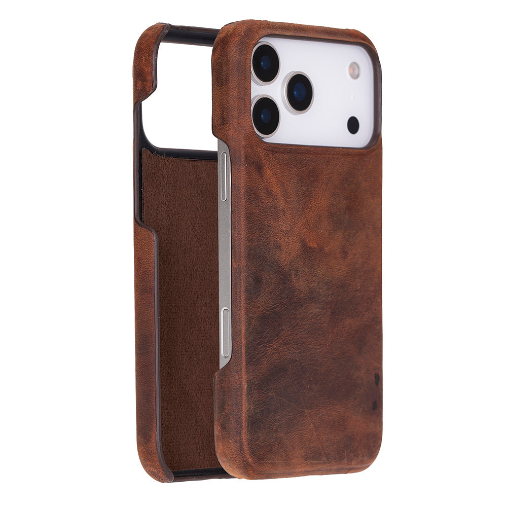 Leather iPhone 17 Pro Max Case - UJ