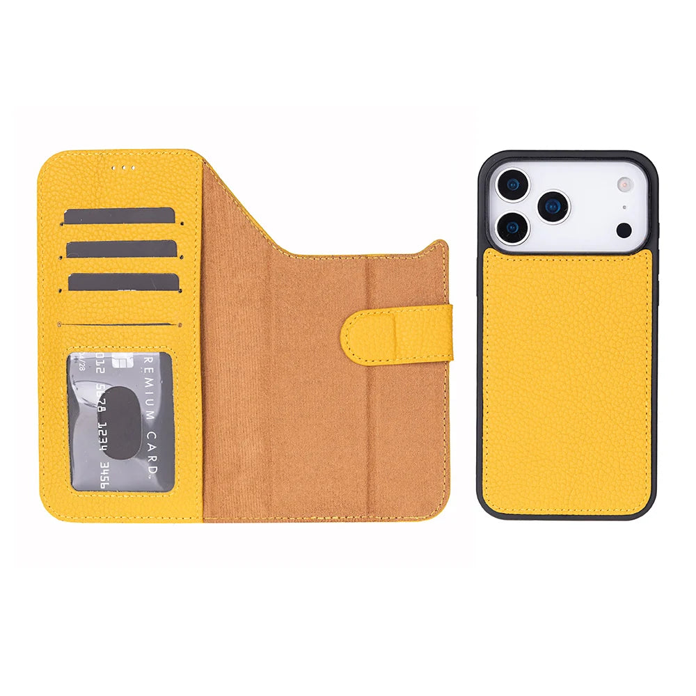 iPhone 18 Pro Max Leather Detachable Wallet Case - Magic