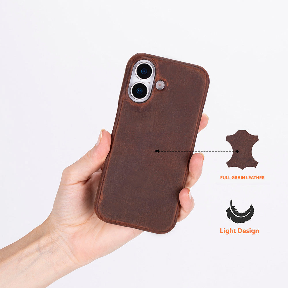 Leather iPhone 17 Case - UJ