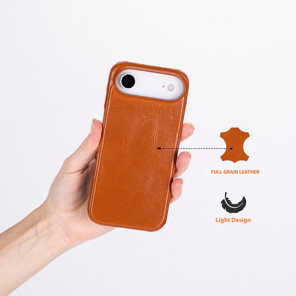 Leather iPhone 17 Air Case - UJ