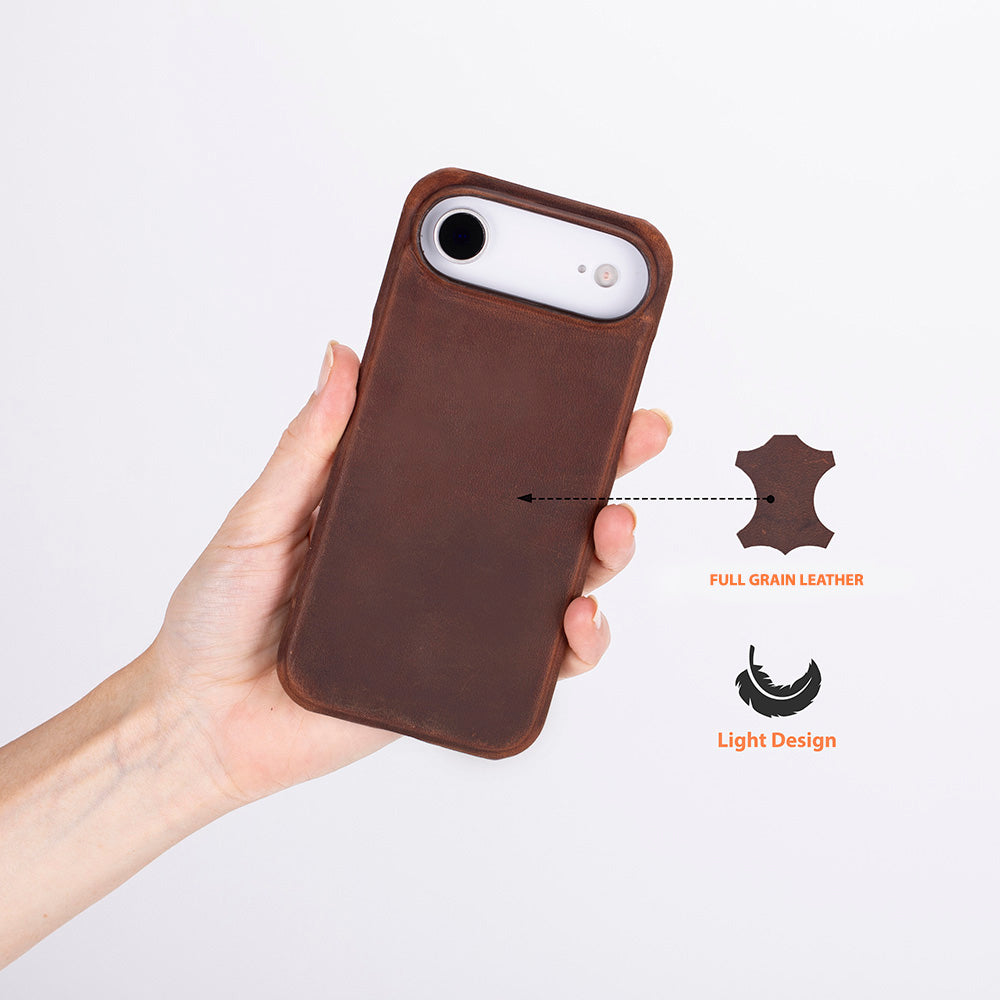 Leather iPhone 17 Air Case - UJ