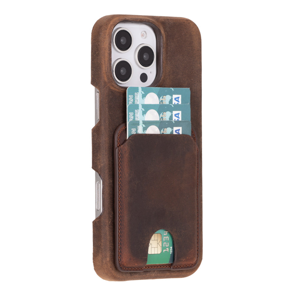 Magnetischer Kartenhalter aus Leder - Magfit