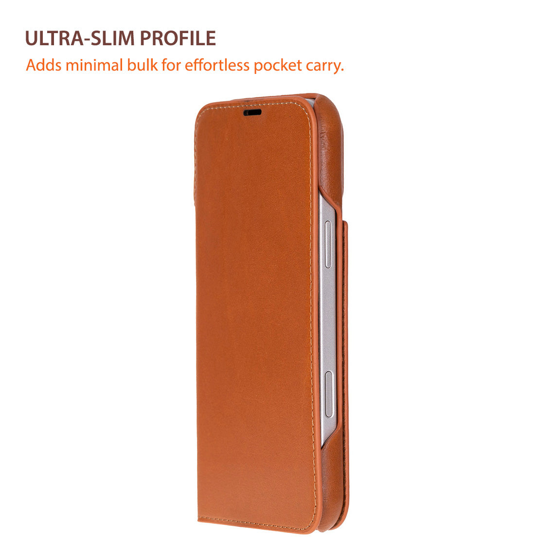 Leather iPhone 17 Pro Max Folio Case - Sonat