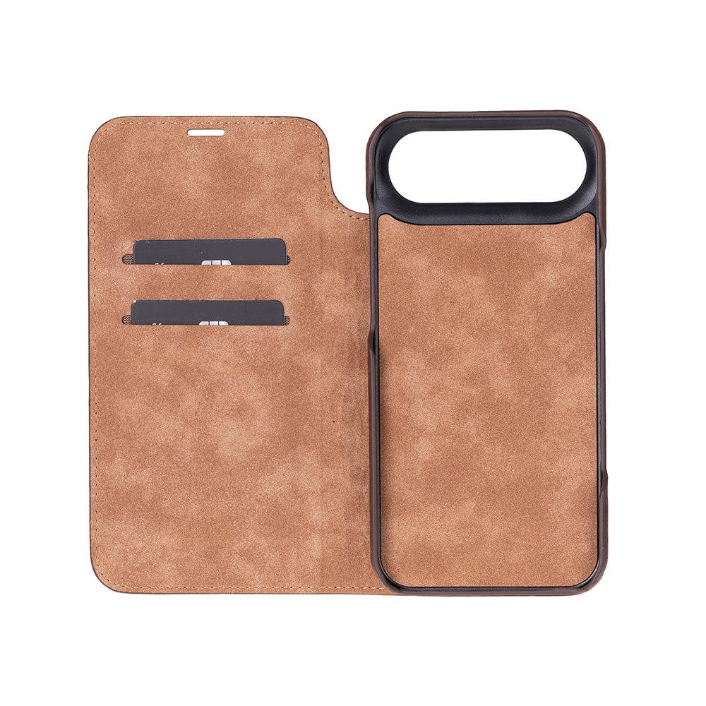 Leather iPhone 17 Air Folio Case - Sonat