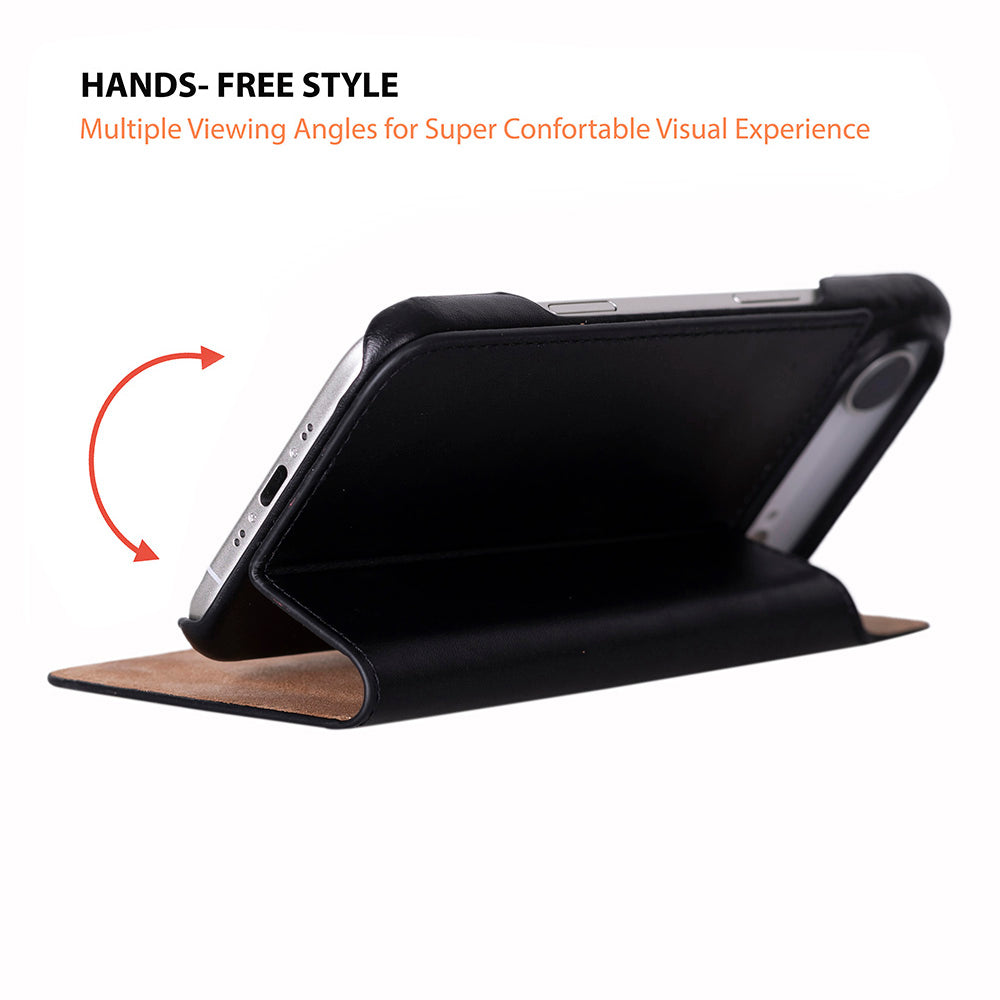 Leather iPhone 17 Air Folio Case - Sonat