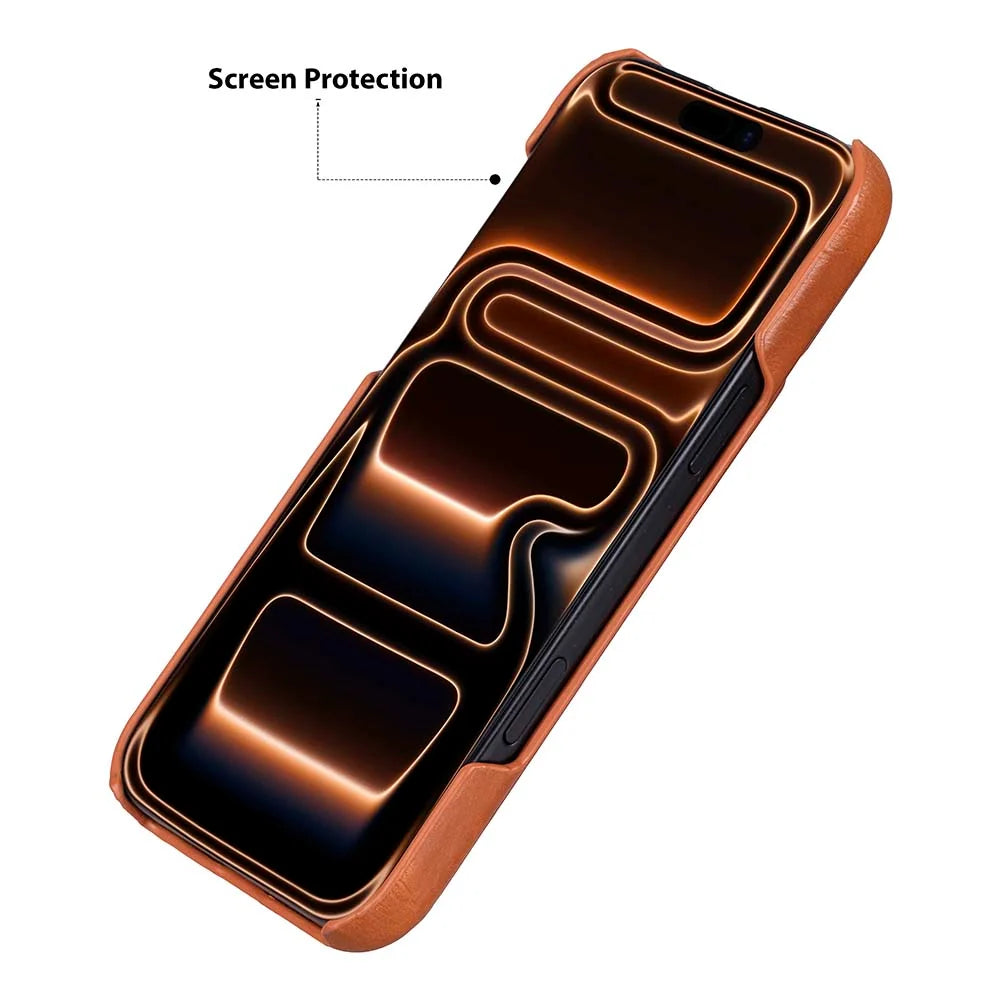 Genuine Leather iPhone 18 Pro Case - UJ