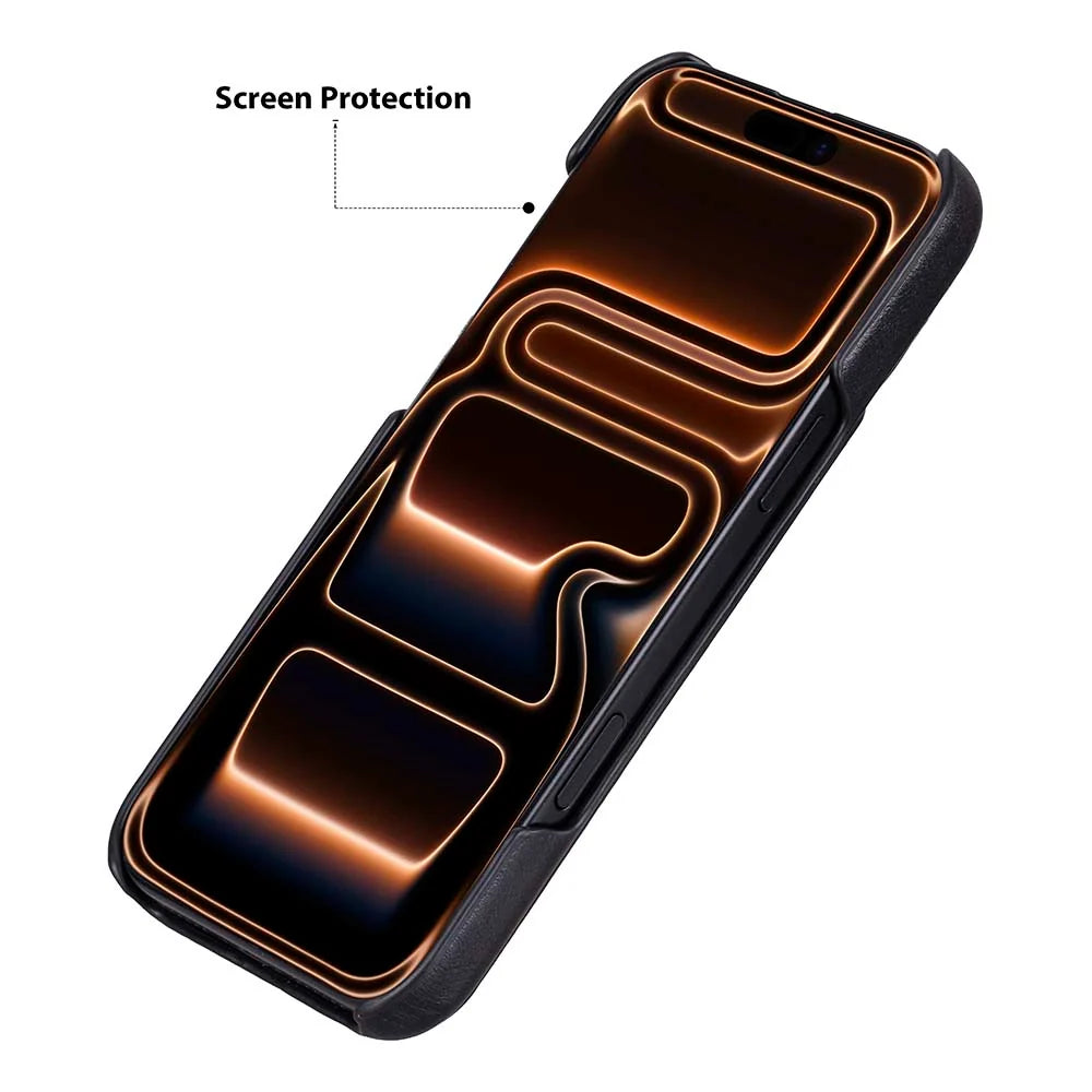 Genuine Leather iPhone 18 Pro Case - UJ