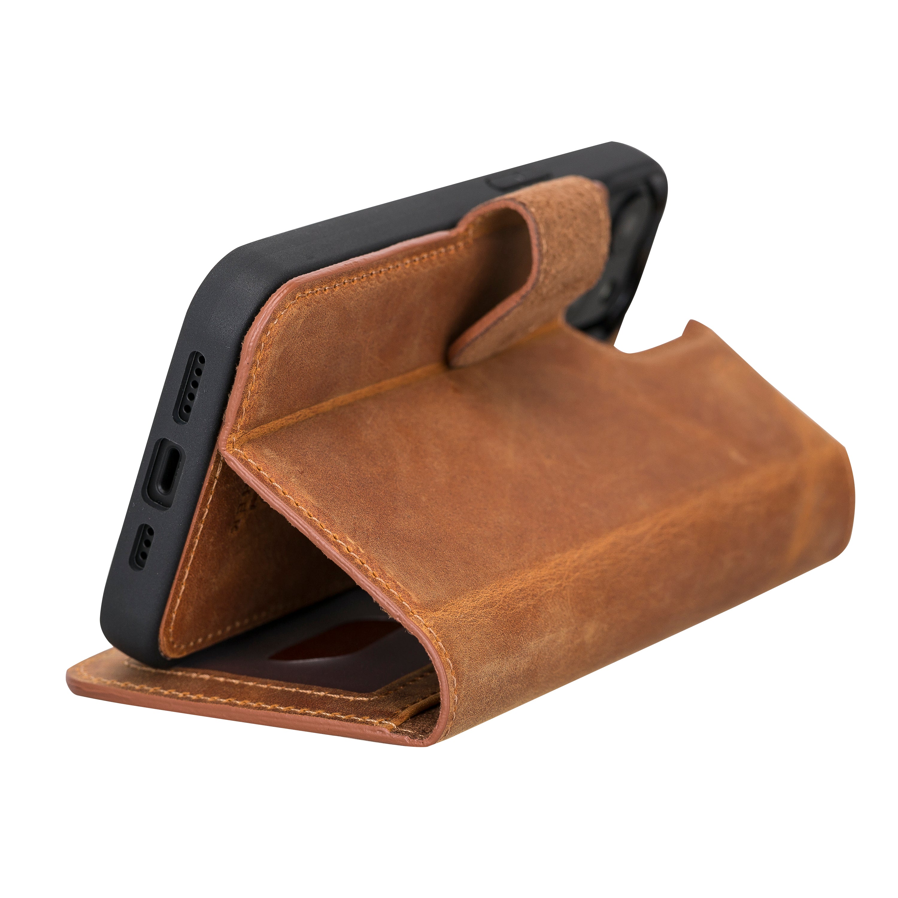 Abnehmbare Lederhülle für iPhone 13 – Magic Wallet