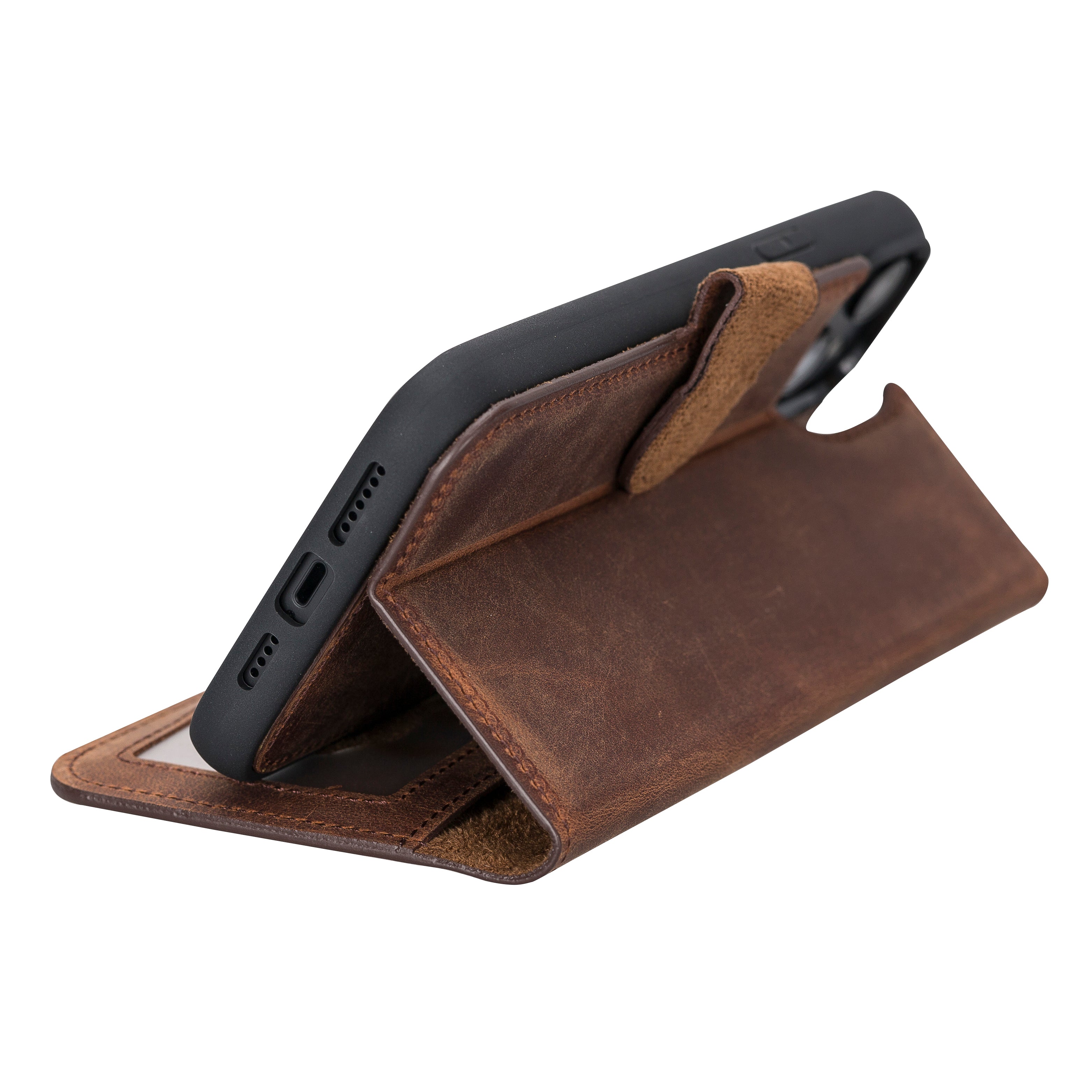 Abnehmbare Lederhülle für iPhone 14 Plus im Wallet-Stil - Magic Wallet