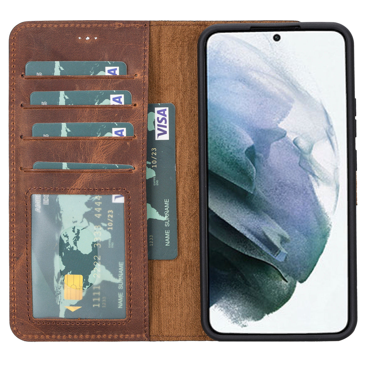 Samsung Galaxy S22 Plus Leather Detachable Wallet Case - Magic Wallet