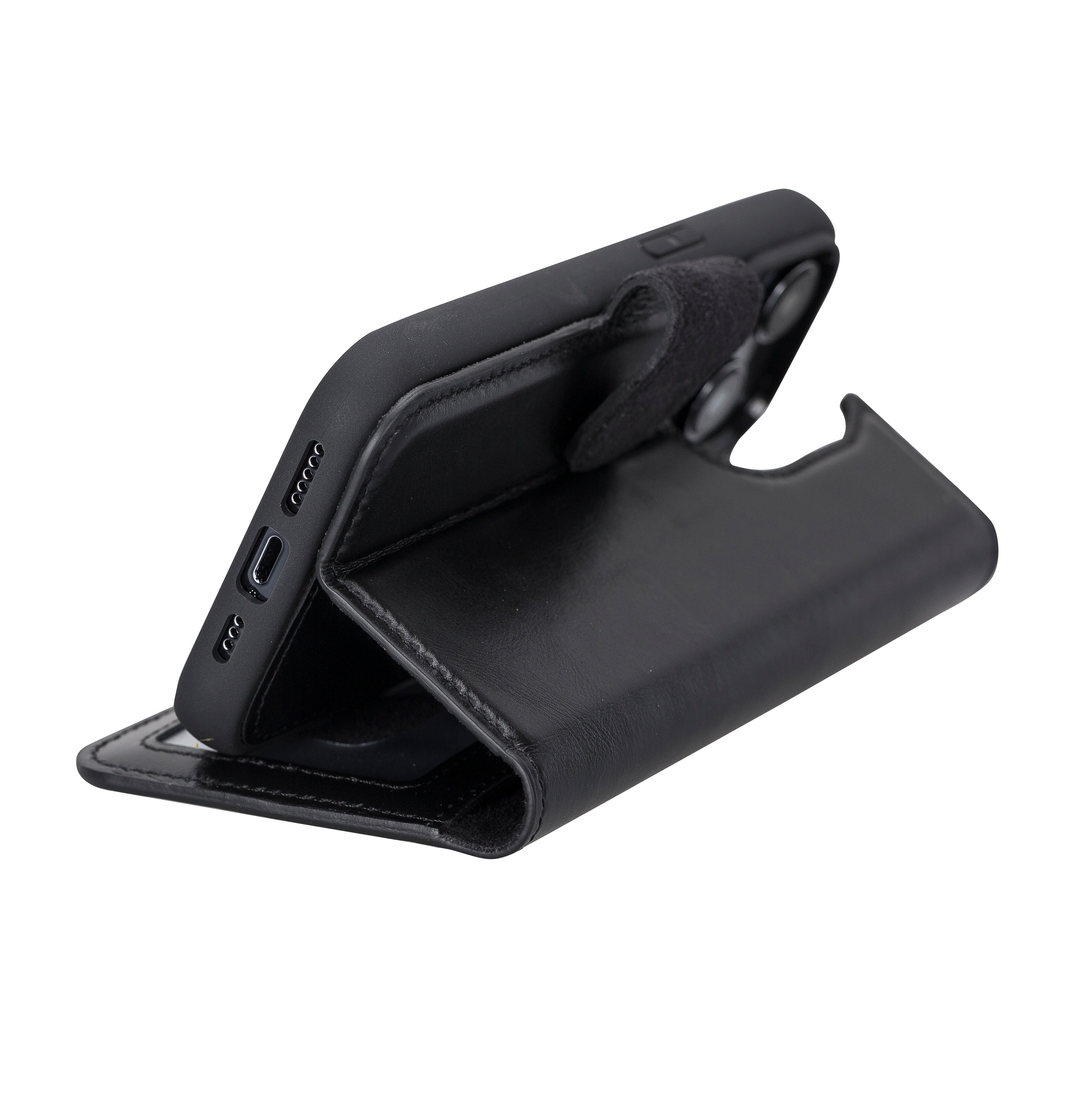 Abnehmbare Lederhülle für iPhone 14 Pro – Magic Wallet