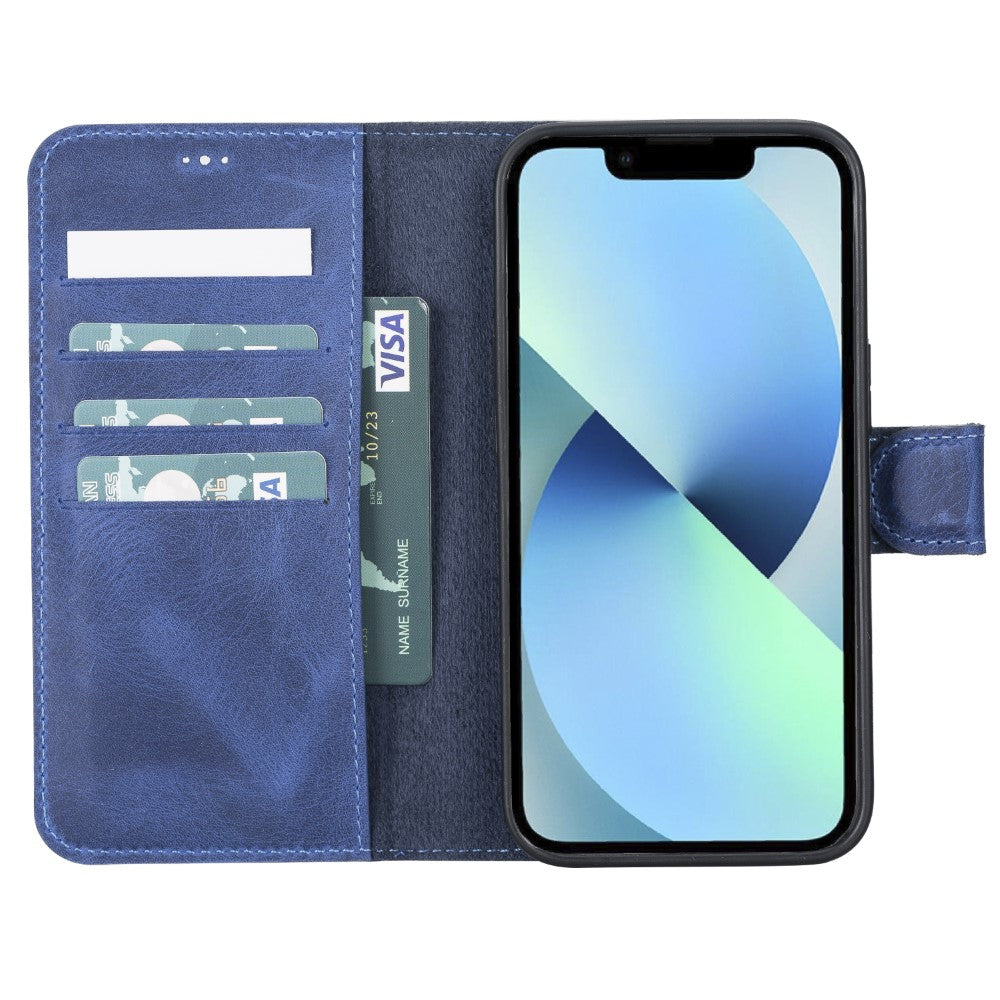 Abnehmbare Lederhülle für iPhone 13 – Magic Wallet