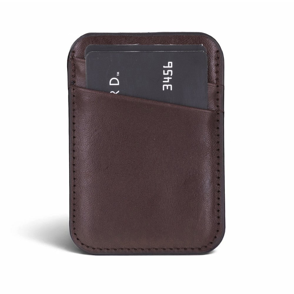 Leather Magnetic Card Holder - Maggy Fit CC