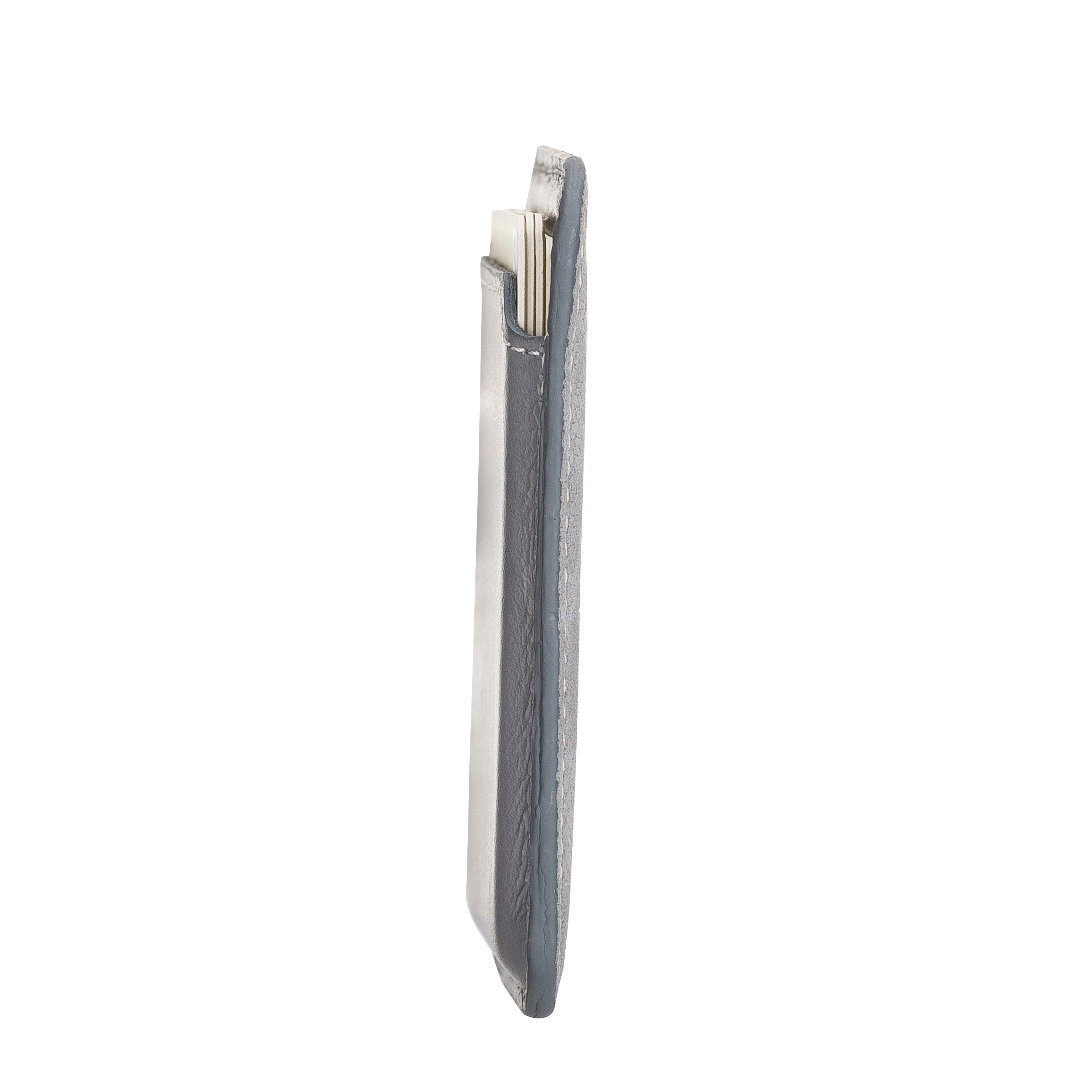 Magnetisches Kartenetui aus echtem Leder - Maggy