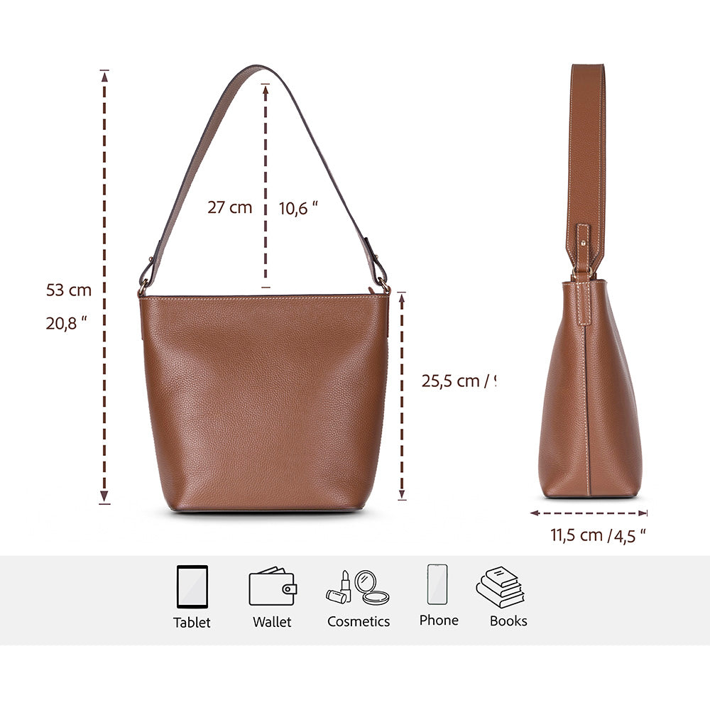 Women's Leather Bag - Elena