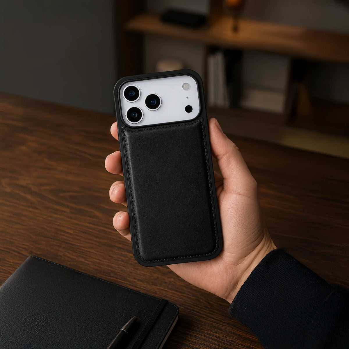 iPhone 17 Pro Max Leather Case - Flex Cover