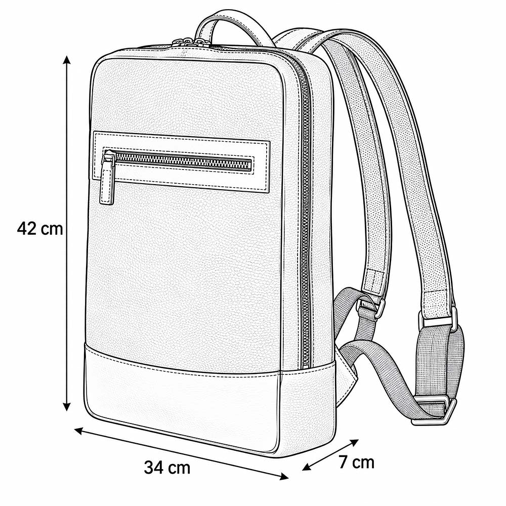 Genuine Leather Backpack - Marlow