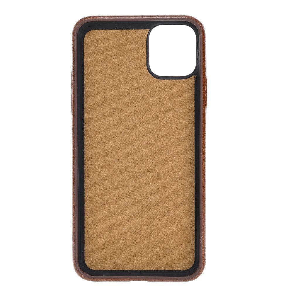 Apple iPhone 11 Series Ultra Cover Card Holder / UC iPhone 11 Pro Max 6.5" / Tan