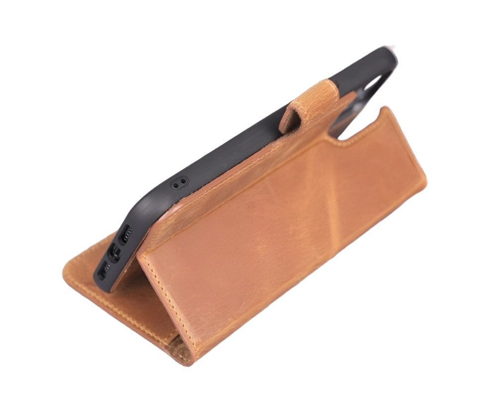 Apple iPhone 12 Series Detachable Leather Case / MW