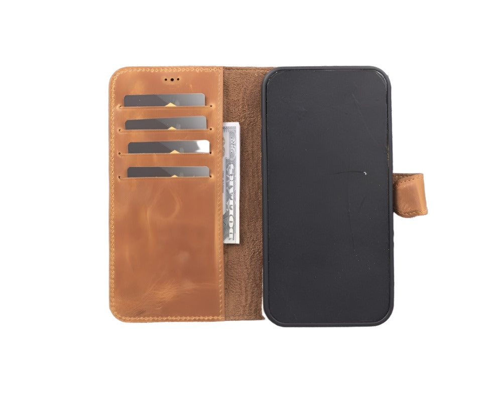 Apple iPhone 12 Series Detachable Leather Case / MW