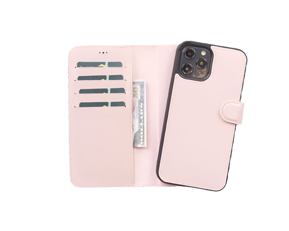 Apple iPhone 12 Series Detachable Leather Case / MW