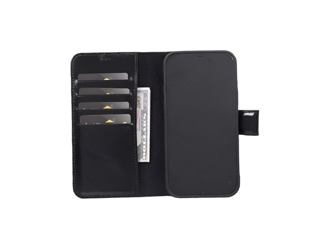 Apple iPhone 12 Series Detachable Leather Case / MW