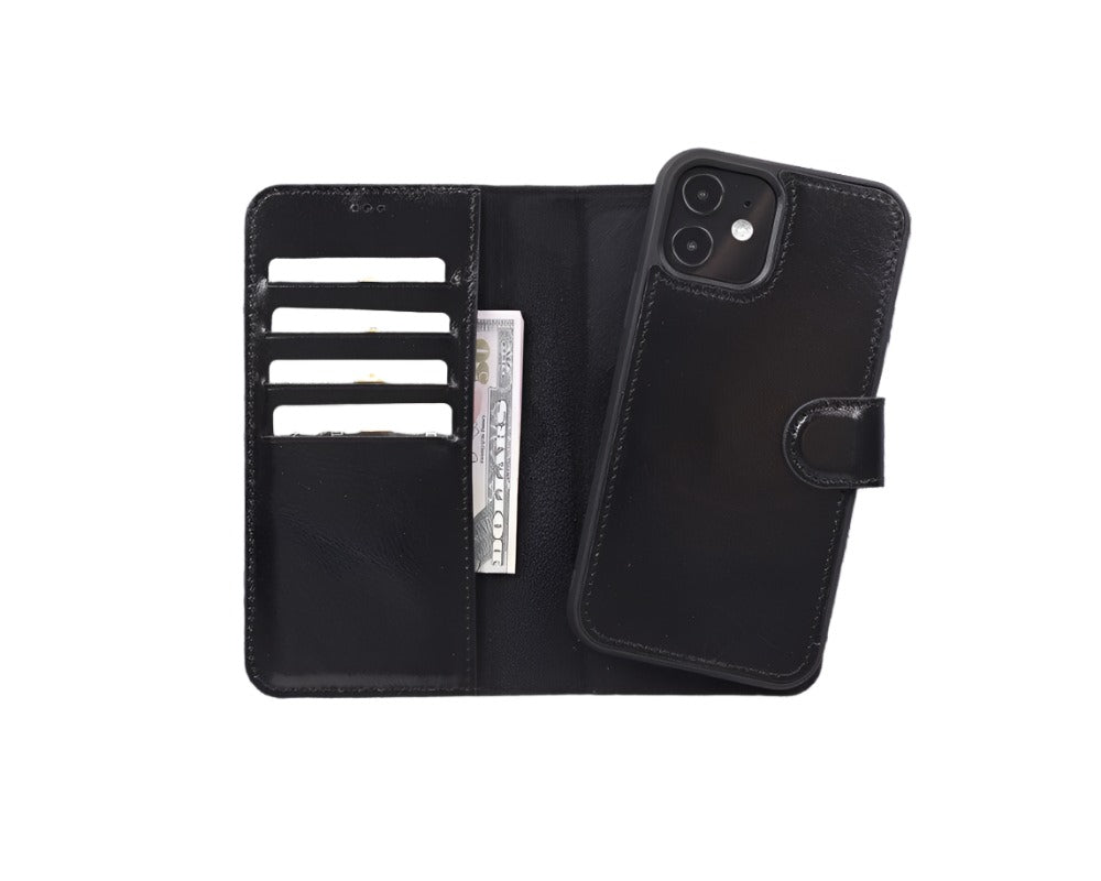 Apple iPhone 12 Series Detachable Leather Case / MW