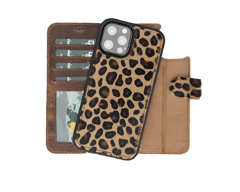 Apple iPhone 12 Series Detachable Leather Case / MW