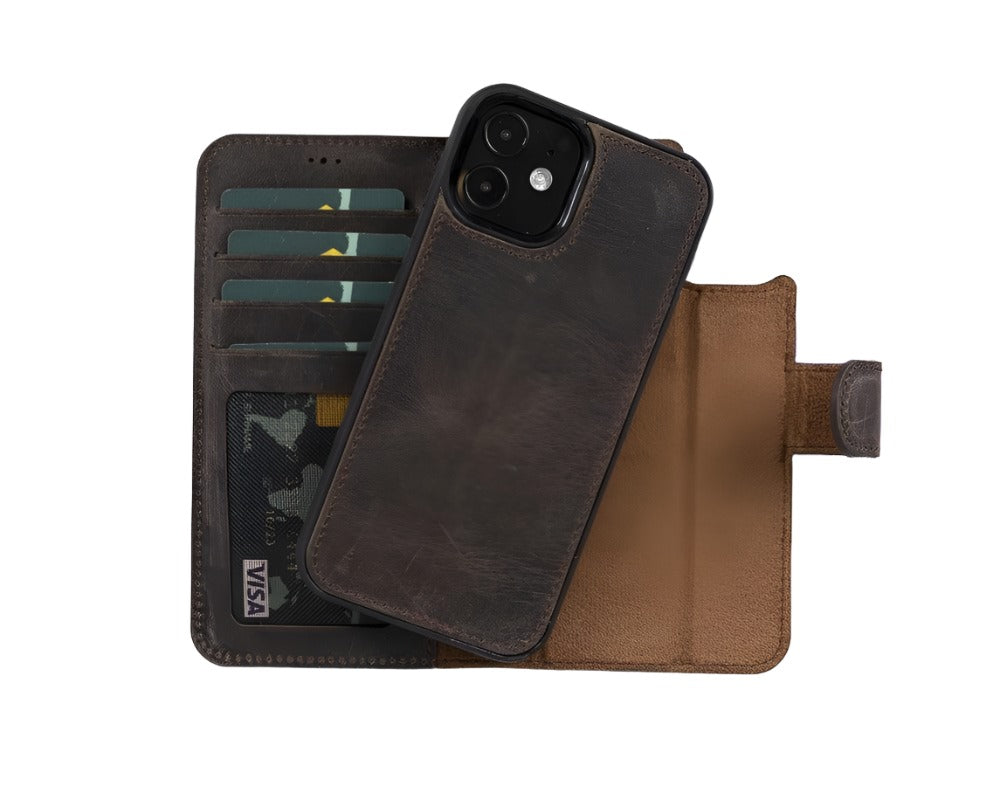 Apple iPhone 12 Series Detachable Leather Case / MW
