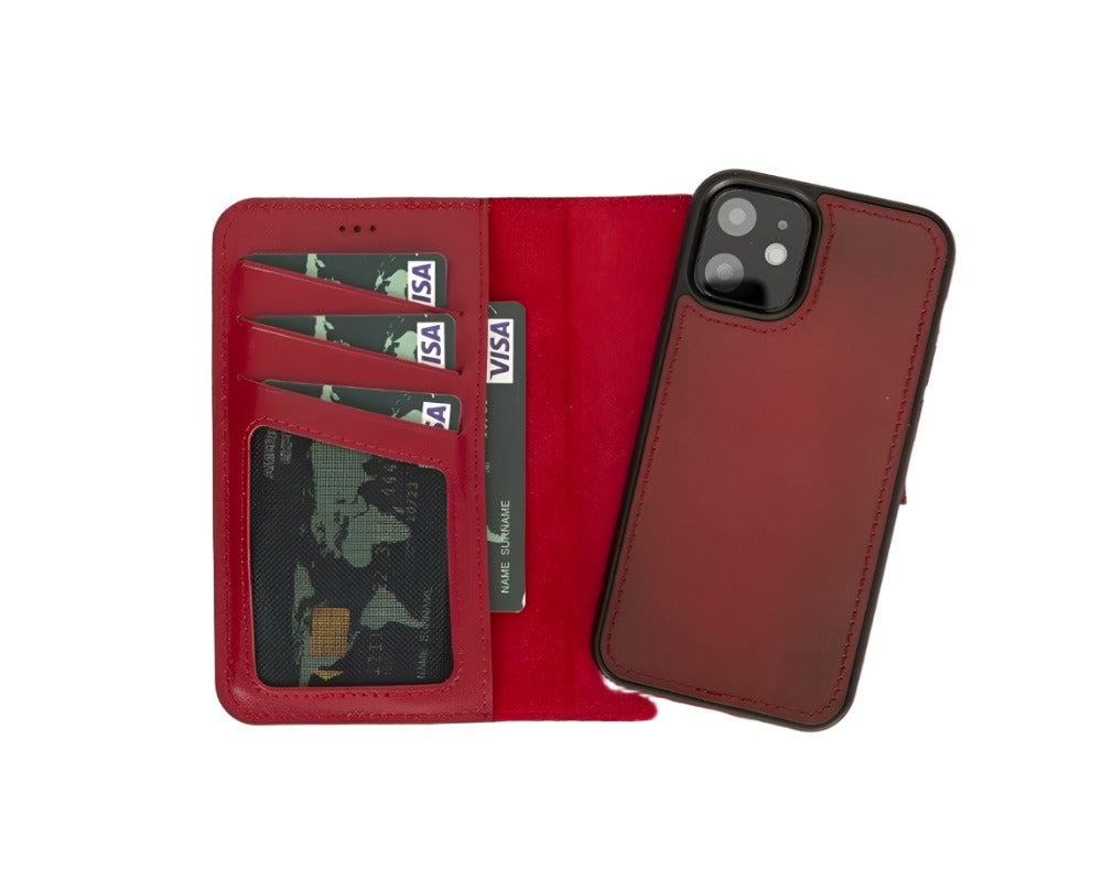 Apple iPhone 12 Series Detachable Leather Case / MW