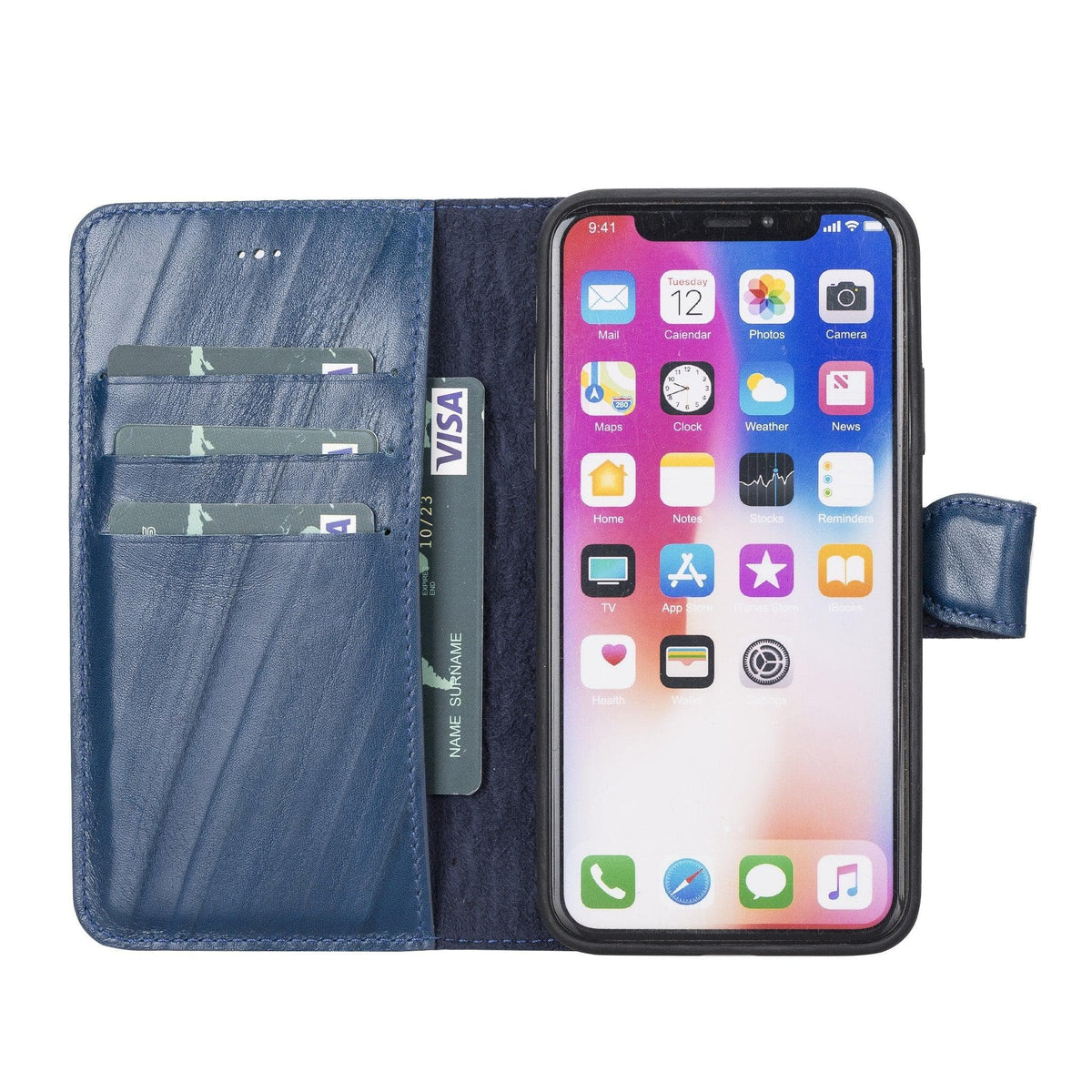 Apple iPhone X/XS Detachable Leather Case / MW