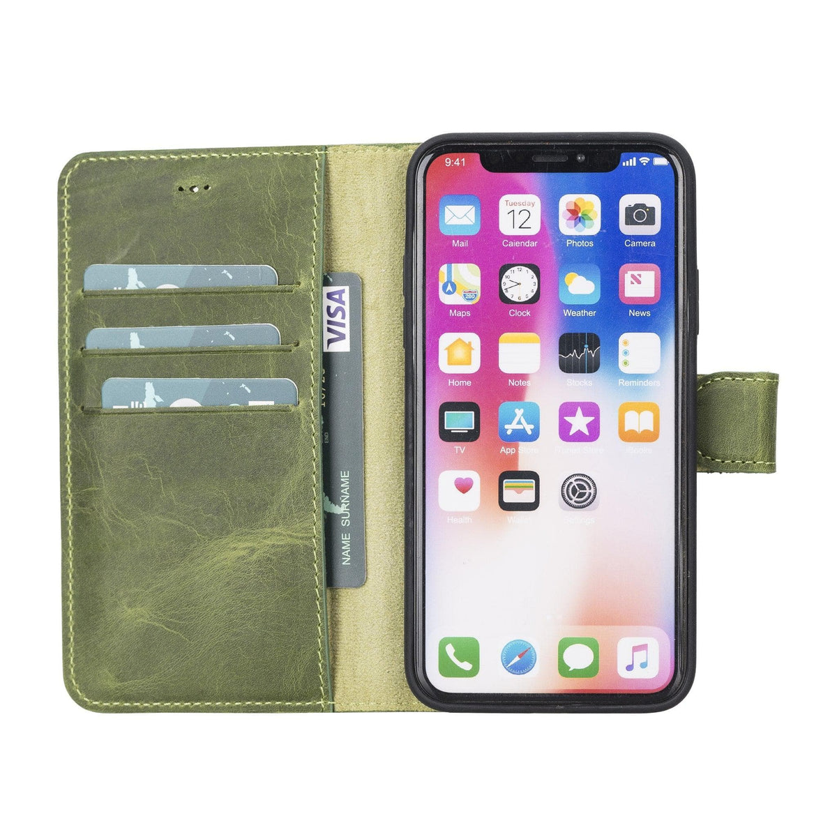 iPhone X Series Detachable Leather Wallet Case - Magic Wallet