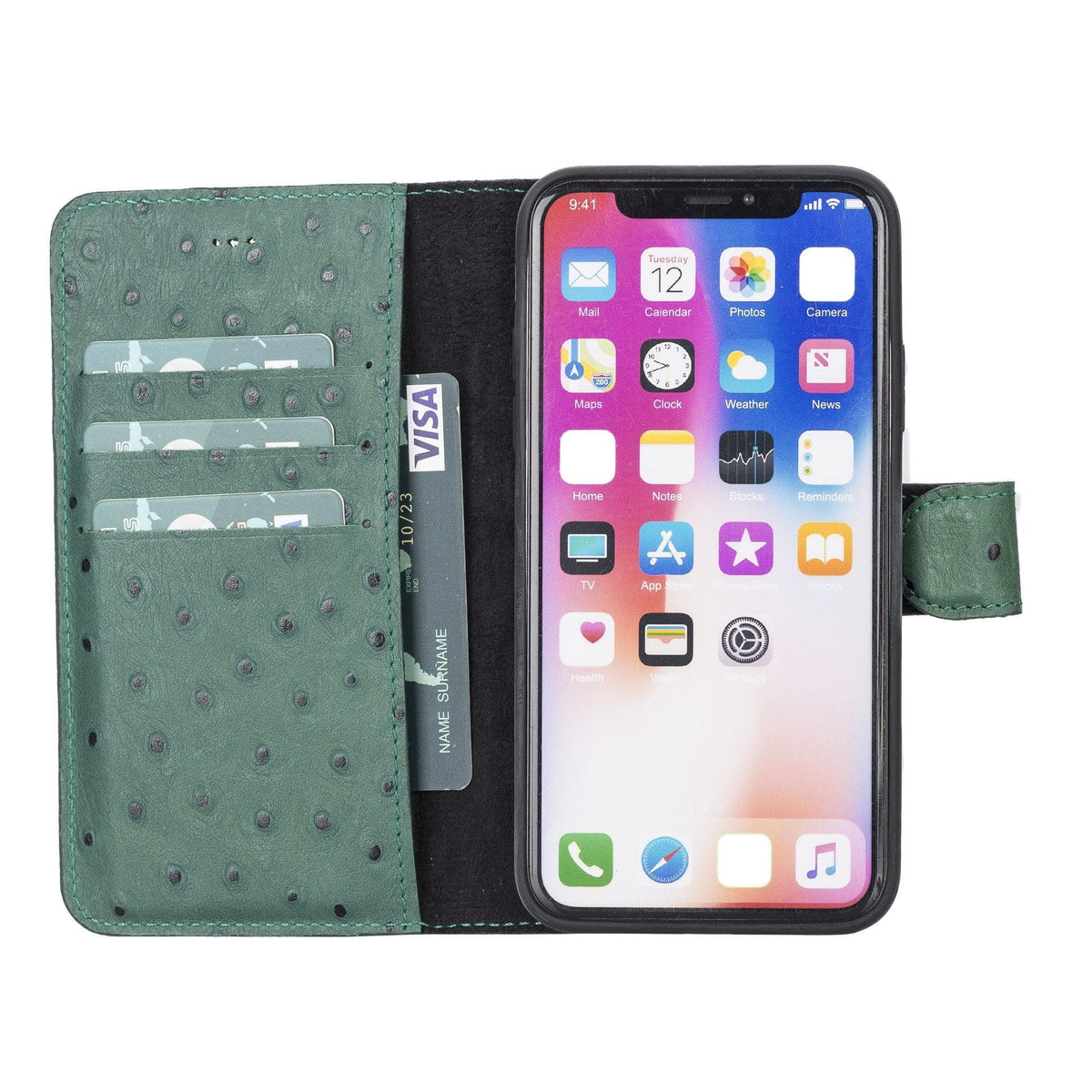 Apple iPhone X/XS Detachable Leather Case / MW