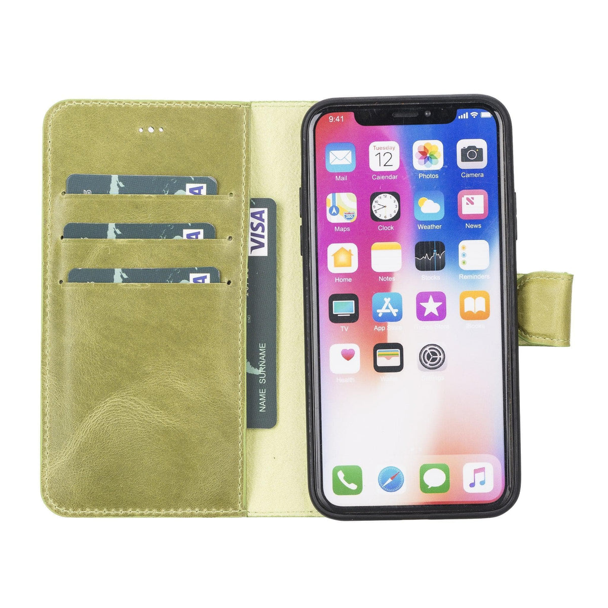 Apple iPhone X/XS Detachable Leather Case / MW
