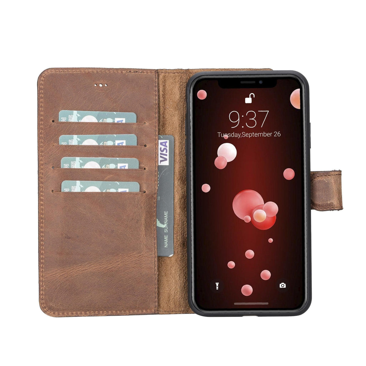 Apple iPhone XSM Detachable Leather Case / MW
