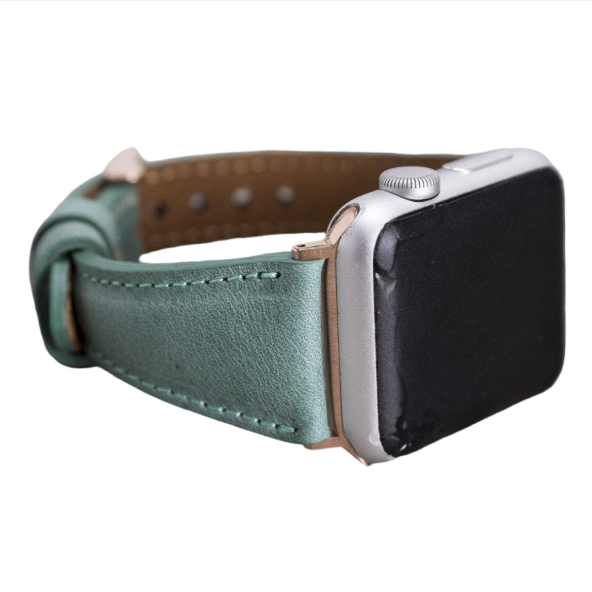 Leather Apple Watch Bands - Clasic Slim Style CZ12