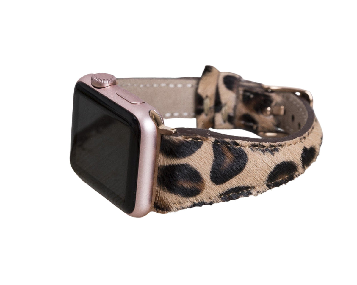 Leather Apple Watch Bands - Clasic Slim Style