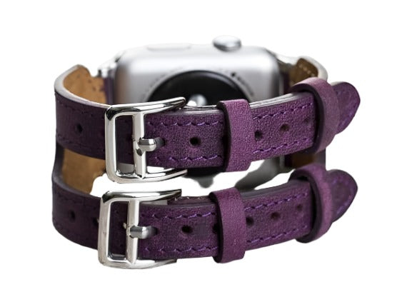 Leather Apple Watch Bands - Double Cuff DB Style G7