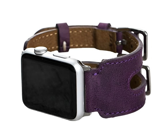Leather Apple Watch Bands - Double Cuff DB Style G7