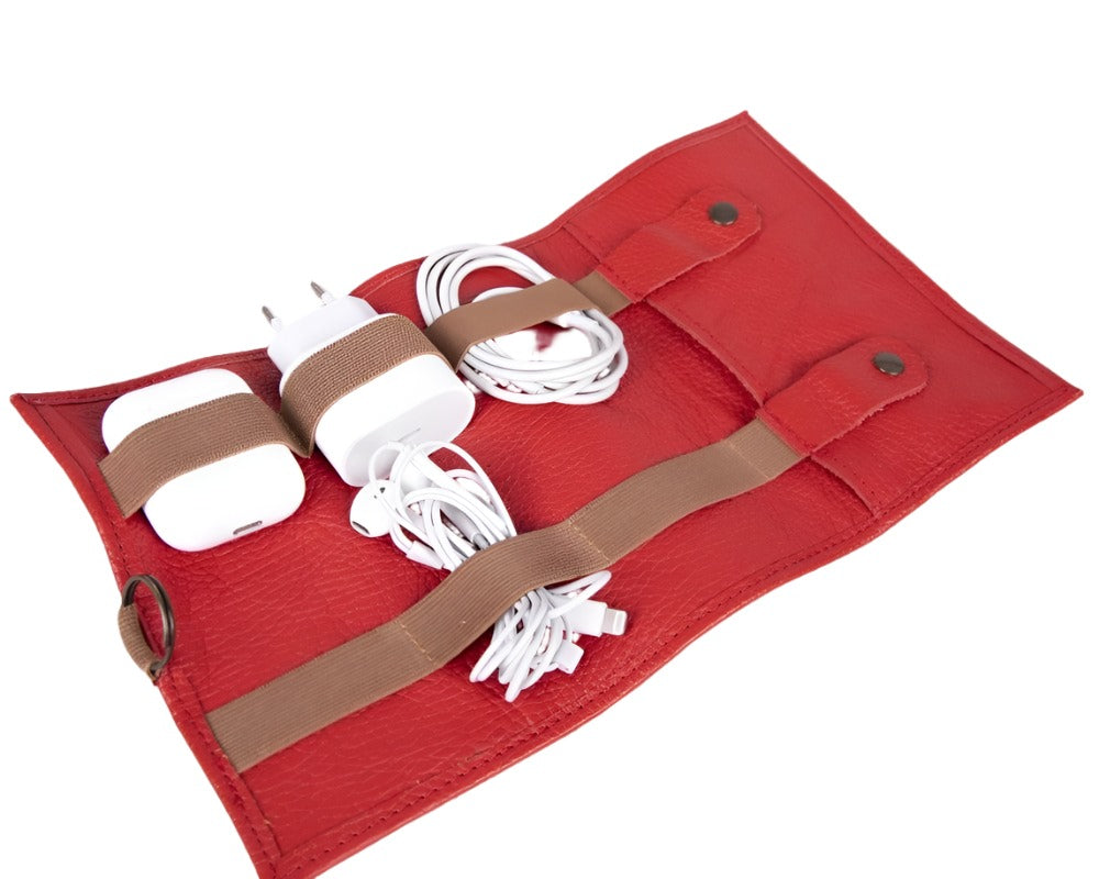 Leather Cable Organizer